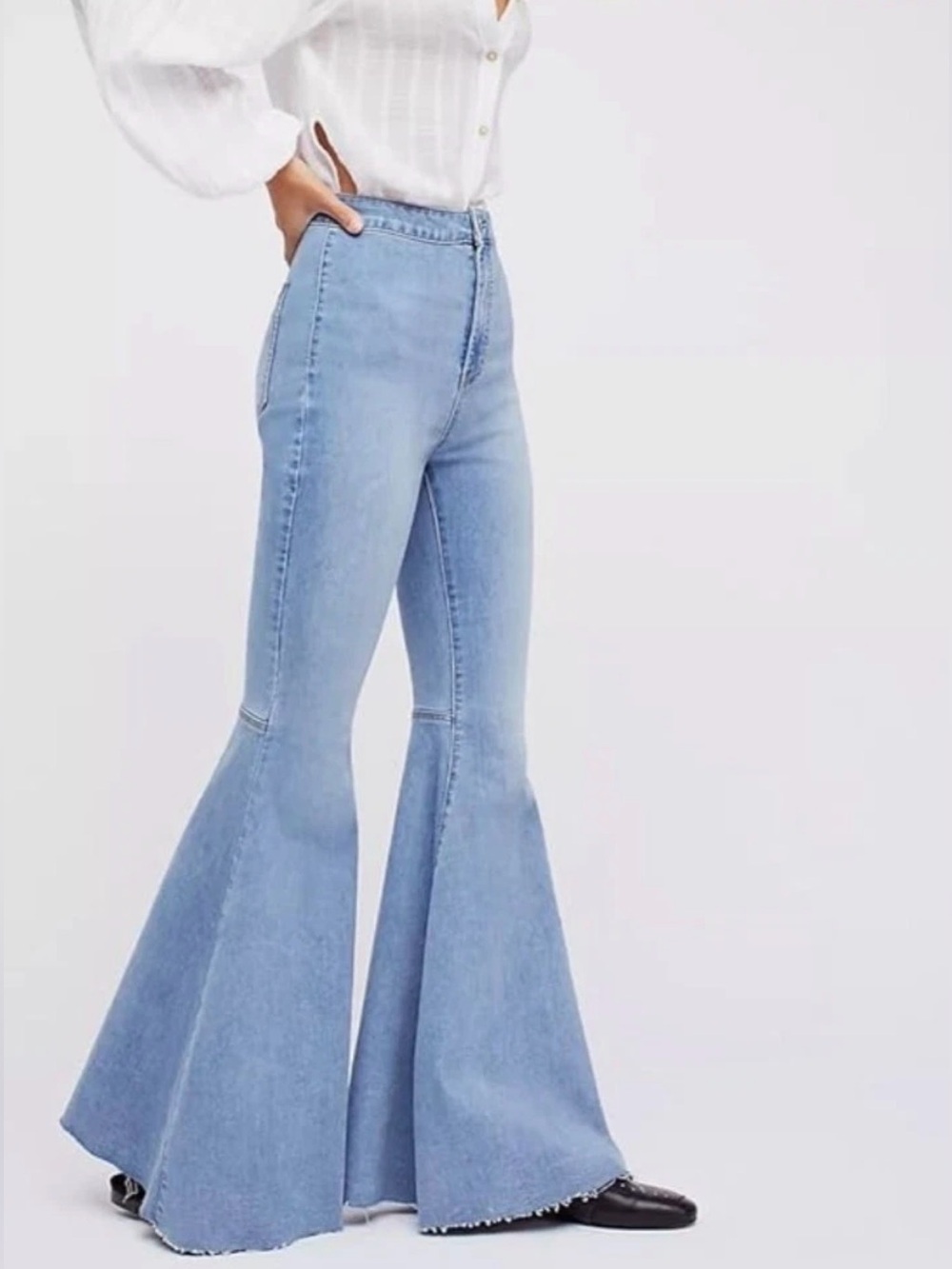 Free People We the Free Float On Flare Jeans, 27 waist